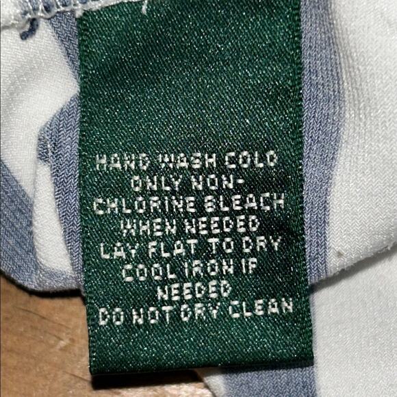 Ralph Lauren Navy and Cream Striped Mini Dress Size 2 - Picture 3 of 6